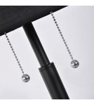 Table lamps with lampshade - Light Prestige Fogo table black LP-0304/2T BK - product 7