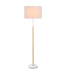 Floor lamps with lampshade - Light Prestige Fogo floor lamp white LP-0304/2F WH - product 5