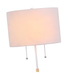 Floor lamps with lampshade - Light Prestige Fogo floor lamp white LP-0304/2F WH - product 6