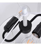 Floor lamps with lampshade - Light Prestige Fogo floor lamp white LP-0304/2F WH - product 7