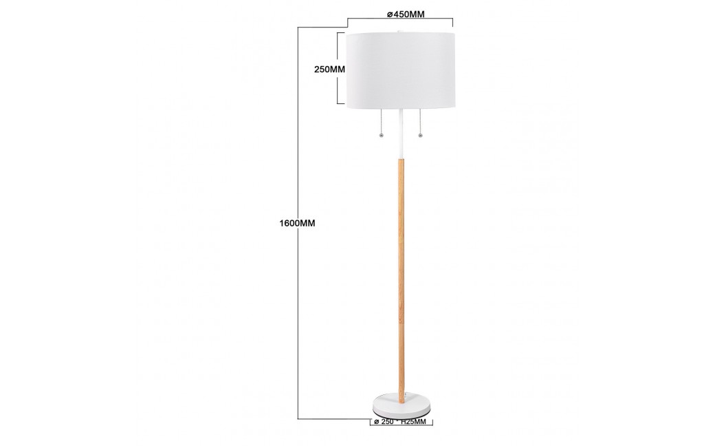 Light Prestige Fogo podłogowa biała LP-0304/2F WH