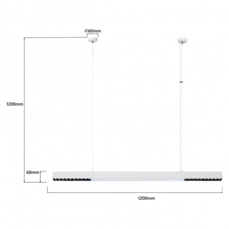 Light Prestige Cali lampa wisząca L biała Smart LP-1301/1P L WH Smart