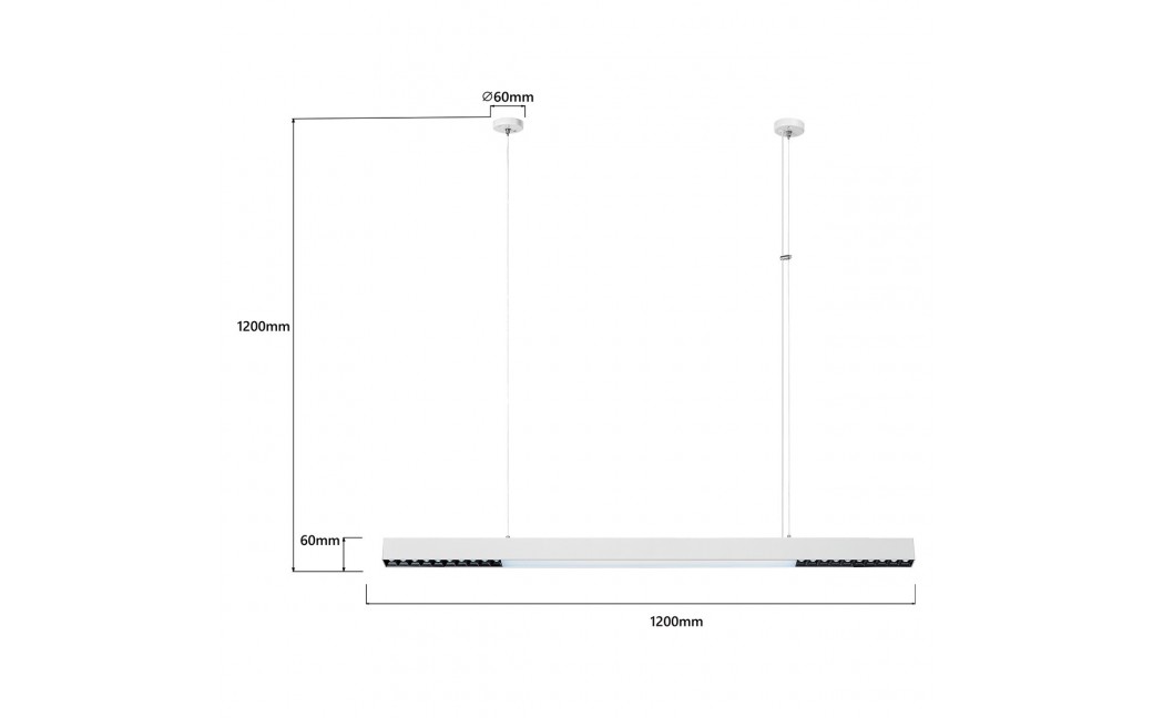 Light Prestige Cali lampa wisząca L biała Smart LP-1301/1P L WH Smart