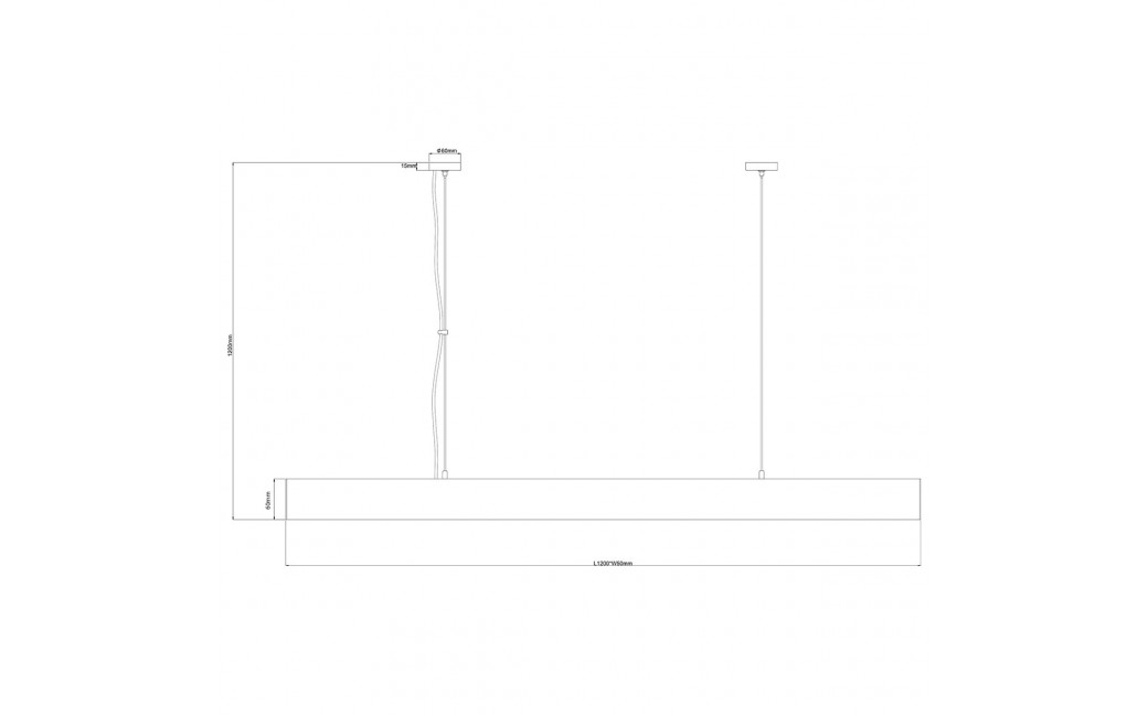 Light Prestige Cali lampa wisząca L biała Smart LP-1301/1P L WH Smart