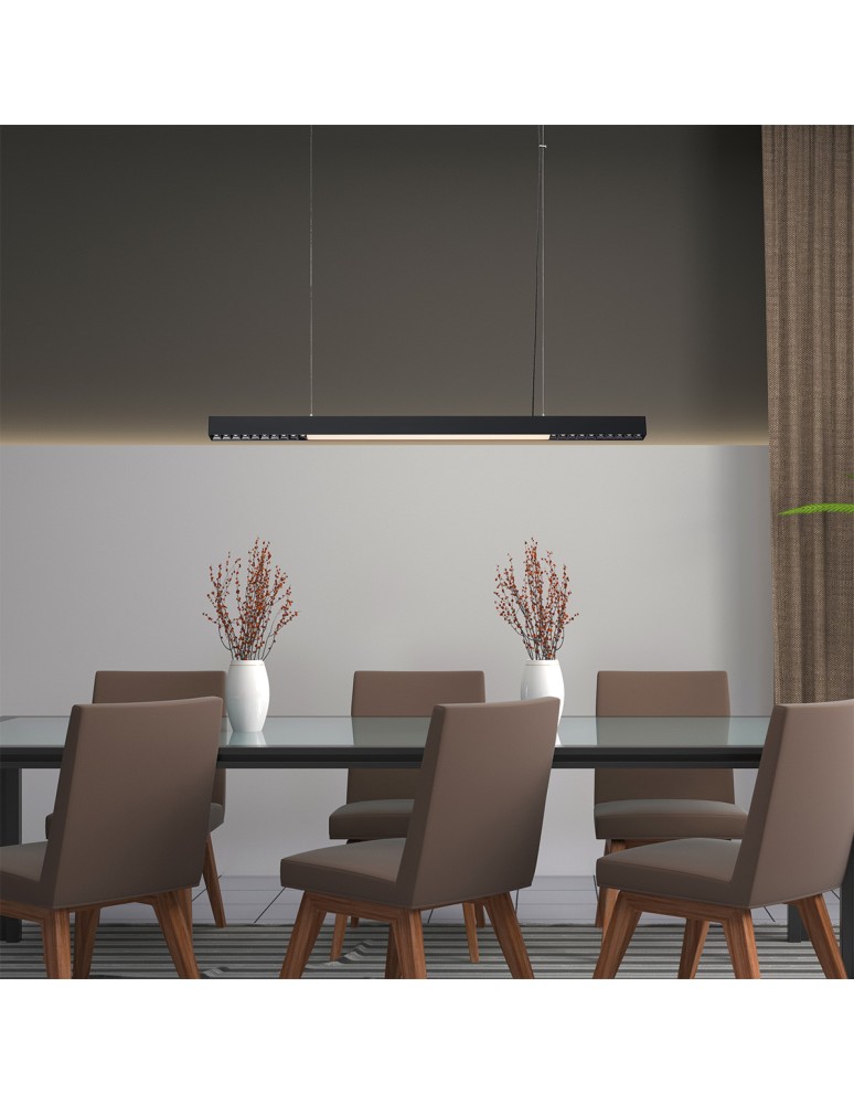Pendant lamps over desk - Light Prestige Cali pendant lamp L black Smart LP-1301/1P L BK Smart - product kolory-swiatla.pl 3