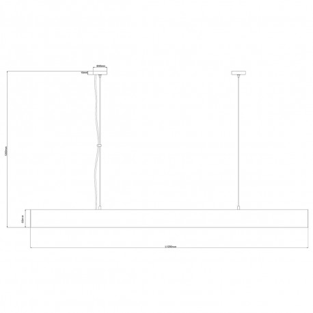 Light Prestige Cali lampa wisząca L czarna Smart LP-1301/1P L BK Smart