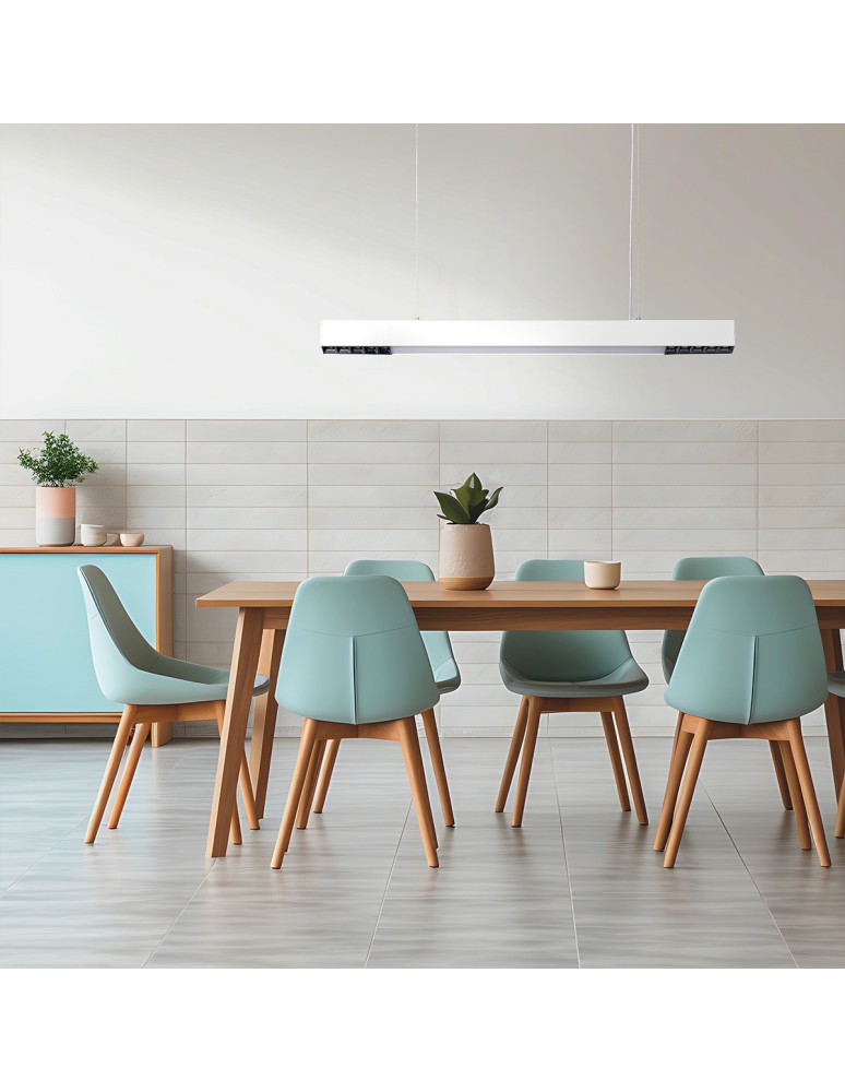 Pendant lamps over desk - Light Prestige Cali pendant lamp M white Smart LP-1301/1P M WH Smart - product kolory-swiatla.pl 2