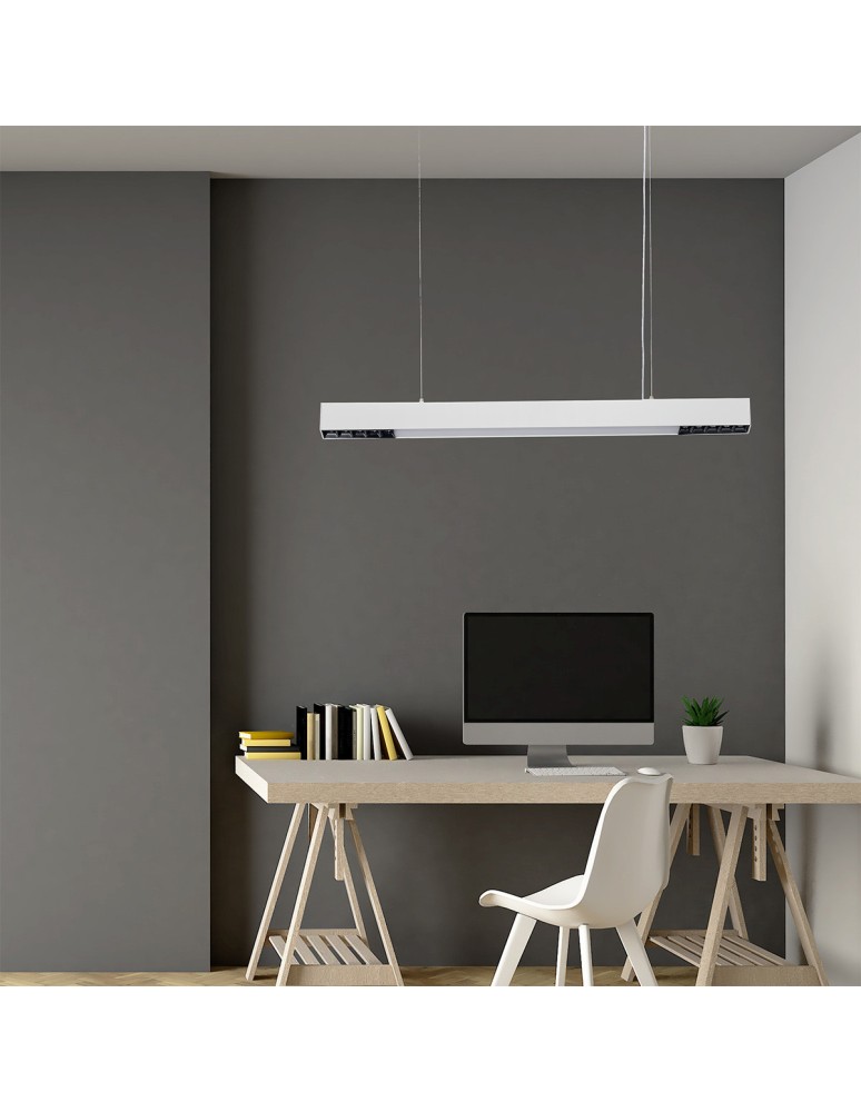 Pendant lamps over desk - Light Prestige Cali pendant lamp M white Smart LP-1301/1P M WH Smart - product kolory-swiatla.pl 4