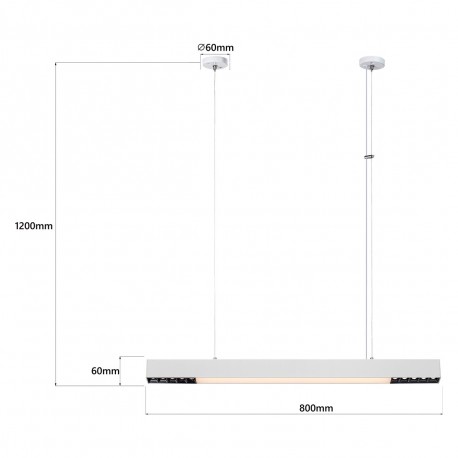 Light Prestige Cali lampa wisząca M biała Smart LP-1301/1P M WH Smart