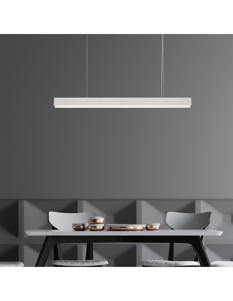 Pendant lamps over desk - Light Prestige Luci pendant lamp L white Smart LP-1401/1P L WH Smart - product kolory-swiatla.pl 2