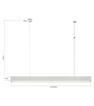 Pendant lamps over desk - Light Prestige Luci pendant lamp L white Smart LP-1401/1P L WH Smart - product 7