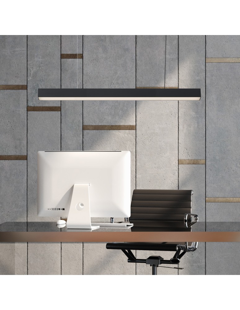 Pendant lamps over desk - Light Prestige Luci pendant lamp L black Smart LP-1401/1P L BK Smart - product kolory-swiatla.pl 3