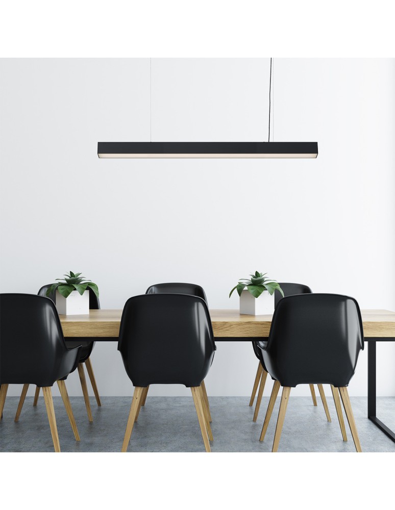 Pendant lamps over desk - Light Prestige Luci pendant lamp L black Smart LP-1401/1P L BK Smart - product kolory-swiatla.pl 4