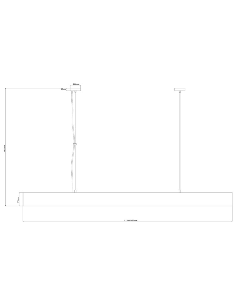 Pendant lamps over desk - Light Prestige Luci pendant lamp L black Smart LP-1401/1P L BK Smart - product kolory-swiatla.pl 8