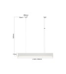 Pendant lamps over desk - Light Prestige Luci pendant lamp M white Smart LP-1401/1P M WH Smart - product 6