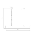 Pendant lamps over desk - Light Prestige Luci pendant lamp M white Smart LP-1401/1P M WH Smart - product 7