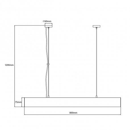 Light Prestige Luci lampa wisząca M biała Smart LP-1401/1P M WH Smart