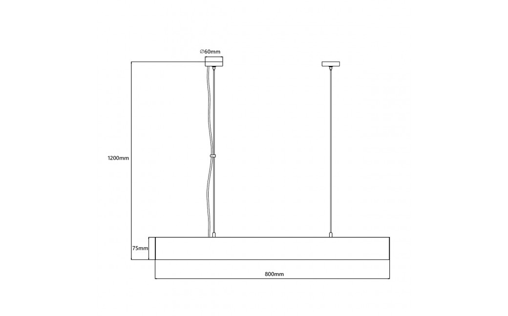 Light Prestige Luci lampa wisząca M biała Smart LP-1401/1P M WH Smart