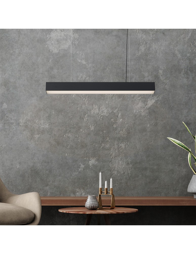 Pendant lamps over desk - Light Prestige Luci pendant lamp M black Smart LP-1401/1P M BK Smart - product kolory-swiatla.pl 3