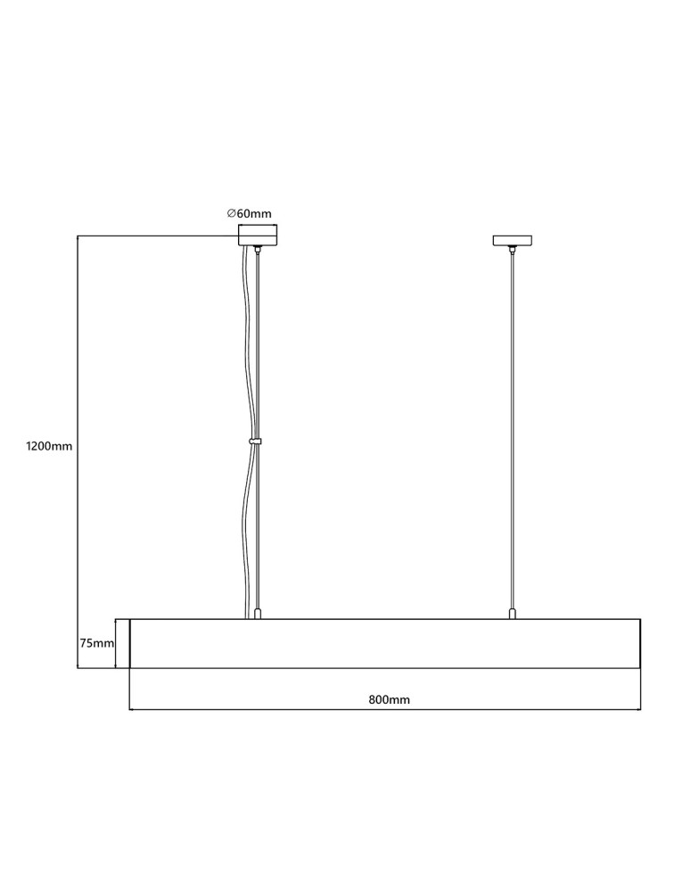 Pendant lamps over desk - Light Prestige Luci pendant lamp M black Smart LP-1401/1P M BK Smart - product kolory-swiatla.pl 7