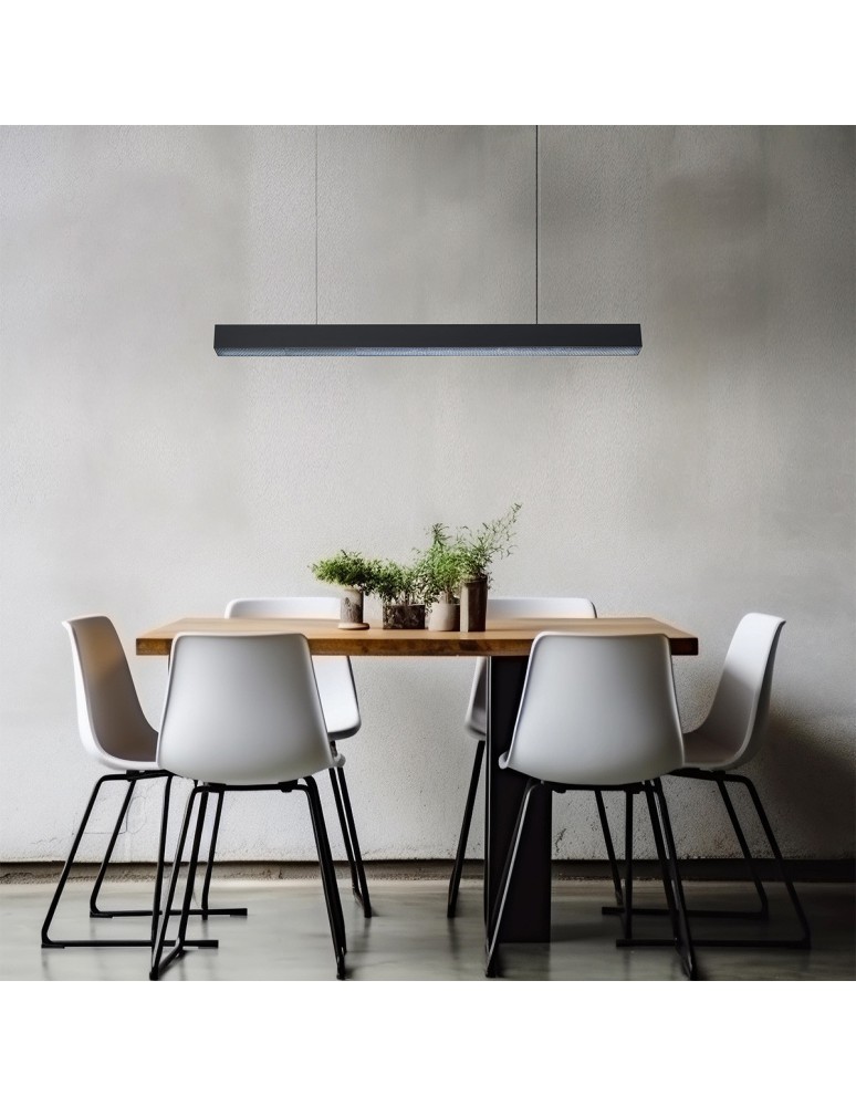 Pendant lamps over desk - Light Prestige Mira pendant lamp L black Smart LP-1201/1P L BK Smart - product kolory-swiatla.pl 2