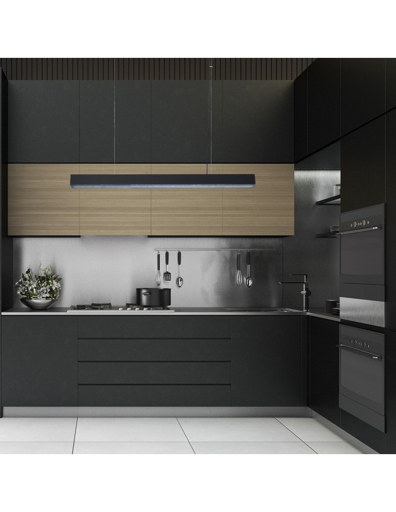 Pendant lamps over desk - Light Prestige Mira pendant lamp L black Smart LP-1201/1P L BK Smart - product kolory-swiatla.pl 3