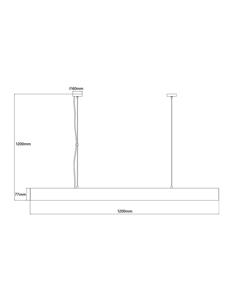 Pendant lamps over desk - Light Prestige Mira pendant lamp L black Smart LP-1201/1P L BK Smart - product kolory-swiatla.pl 8