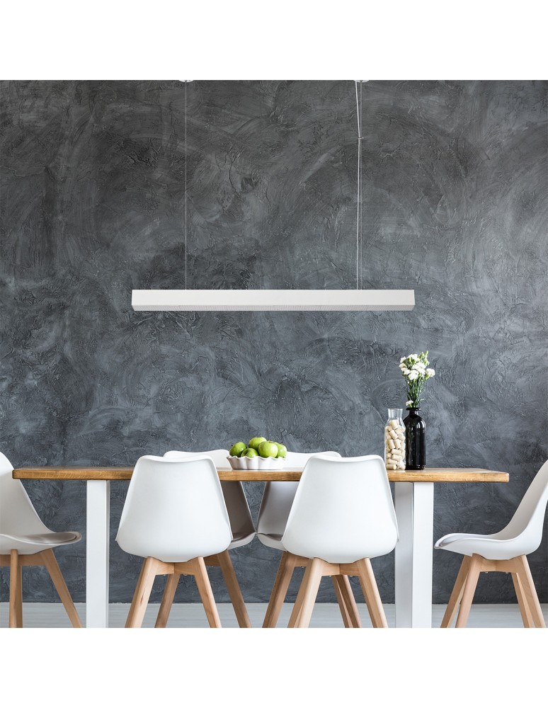 Pendant lamps over desk - Light Prestige Mira pendant lamp L white Smart LP-1201/1P L WH Smart - product kolory-swiatla.pl 2