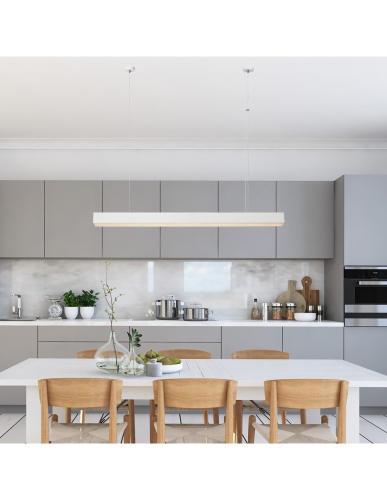 Pendant lamps over desk - Light Prestige Mira pendant lamp L white Smart LP-1201/1P L WH Smart - product kolory-swiatla.pl 3