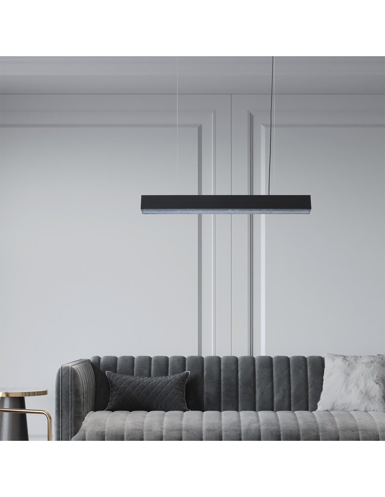 Pendant lamps over desk - Light Prestige Mira pendant lamp M black Smart LP-1201/1P M BK Smart - product kolory-swiatla.pl 3