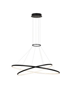 Light Prestige Halifax pendant lamp 2xLED black LP-940/2P BK CCT