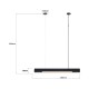 Light Prestige Cali lampa wisząca M czarna Smart LP-1301/1P M BK Smart