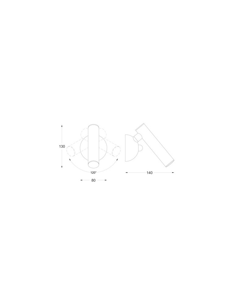 Wall lamps - Zuma Line LOYA LED 5W 450lm 3000K Gold W0461-01A-F7F7 Wall lamp. - product kolory-swiatla.pl 2