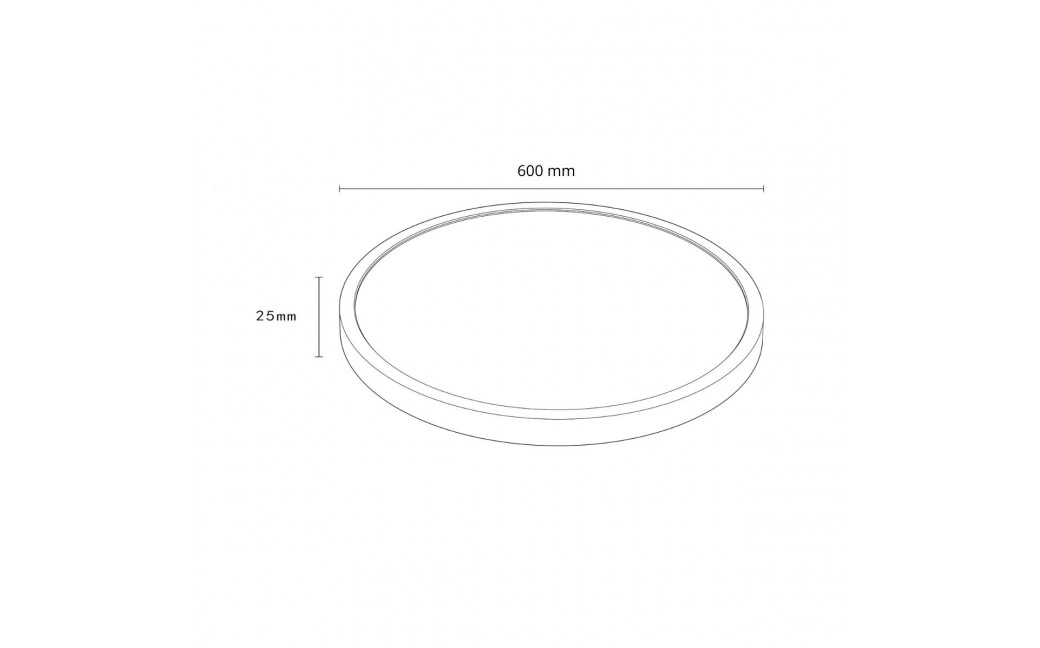 Light Prestige California plafon 60cm biały LP-2505/1C-60 WH