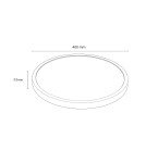 LED Plafonds - Light Prestige California plafond 40cm black LP-2505/1C-40 BK - product 10