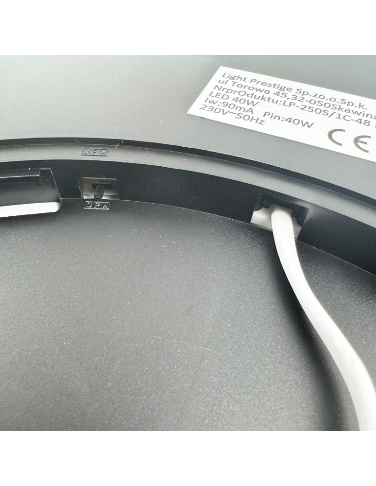 LED Plafonds - Light Prestige California plafond 48cm black LP-2505/1C-48 BK - product kolory-swiatla.pl 7