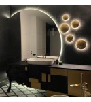 Modern wall lamps - Light Prestige Platillo Wall lamp large black CCT LP-8102/1C-18W BK CCT. - product 2