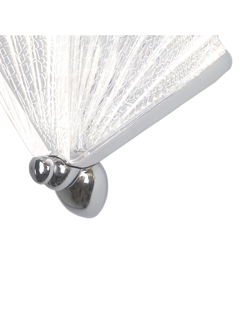 Designer wall lamps - Light Prestige Mariposa wall lamp chrome LP-1715/1W CH - product kolory-swiatla.pl 6