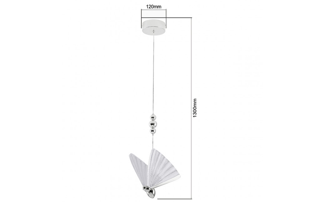 Light Prestige Mariposa 1 wisząca chrom LP-1715/1P CH