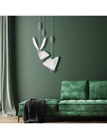 Light Prestige Mariposa 3 wisząca talerz chrom LP-1715/3P CH - produkt 2