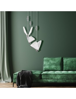 Light Prestige Mariposa 3 wisząca talerz chrom LP-1715/3P CH - produkt 2