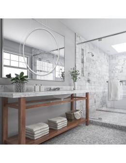 Light Prestige Mirror wisząca mała biała CCT LP-999/1P S WH CCT - produkt 2