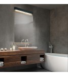Bathroom wall lamps - Light Prestige Wall lamp Ibros medium 1 x LED CCT black IP44 GS-LWA-9W BK CCT - product 2