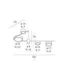 LED ceiling lamps - Maxlight Zumaia II Ceiling Lamp C0250. - product 4