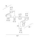 LED ceiling lamps - Maxlight Zumaia I Ceiling Lamp C0249 - product 4