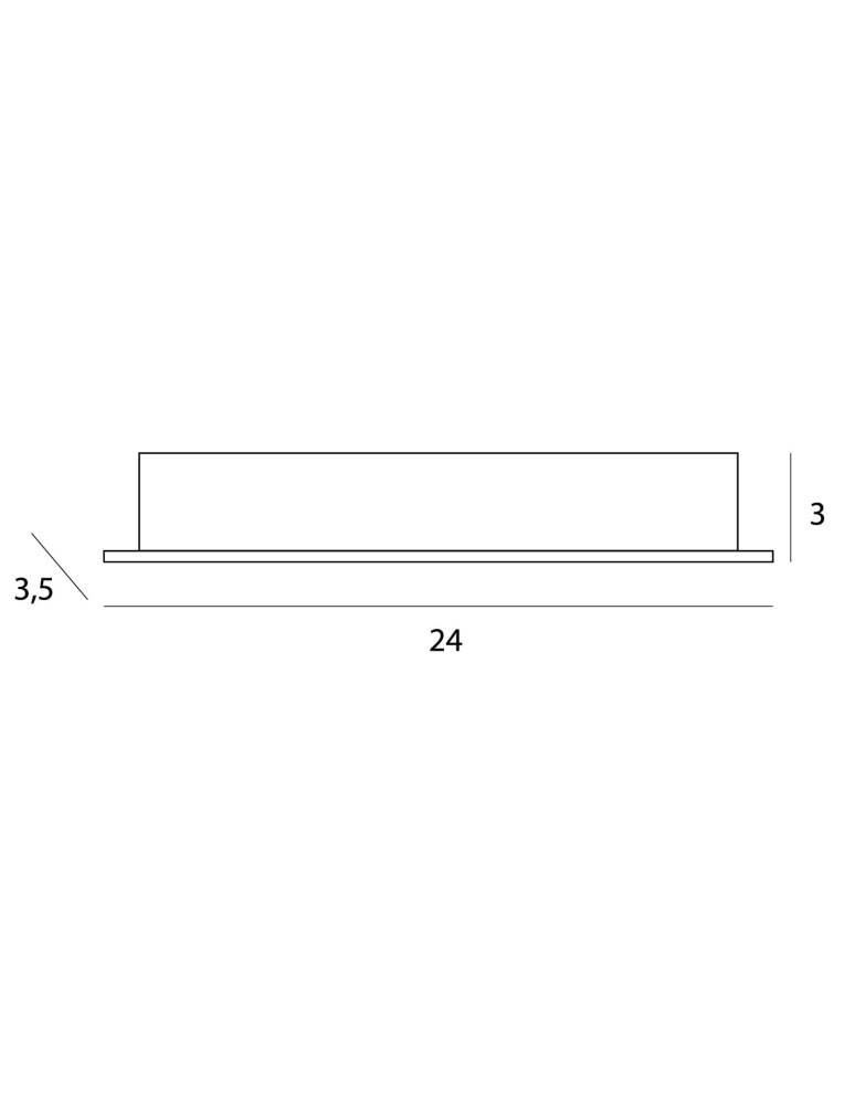 LED flush-mounted lamps - Maxlight X-Line Recessed Luminaire, To be Completed with Trafo Ht0138 H0138. - product kolory-swiatla.pl 4