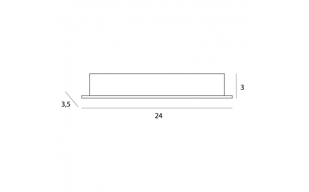 Maxlight Oprawa Wpustowa X-Line, Do Skompletowania Z Trafo Ht0138 H0138