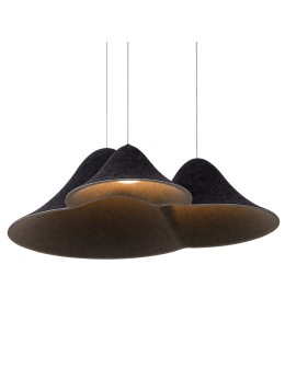 Maxlight Bellmond Black&Grey Pendant Lamp P0565