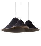 Designer pendant lamps - Maxlight Bellmond Black&amp;Grey Pendant Lamp P0565 - product 3