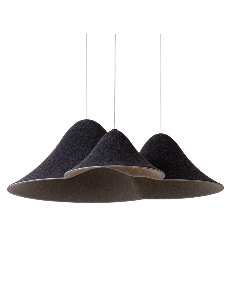 Designer pendant lamps - Maxlight Bellmond Black&amp;Grey Pendant Lamp P0565 - product kolory-swiatla.pl 3